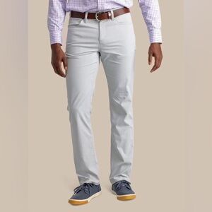 Southern Tide Intracoastal Performance Pants~Seagull Grey 33x30 EUC